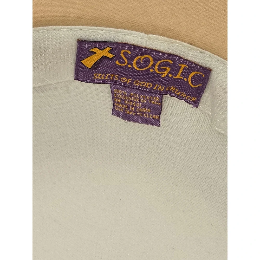 S.O.G.I.C. Dress Hat Womens One‎ Size Gold Good Floral Pleated Wide Brim